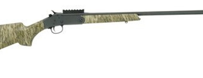 Stevens M301 Turkey Bottomland, Single Shot, 20 Ga 3" Chamber, 26" Barrel, Black Color, Mossy Oak Bottomland Polymer Stock, Right Hand, X-Full Choke, Bead Sight