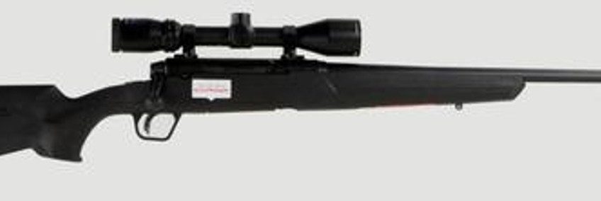 Savage Axis II XP .308 Winchester 22 Inch Barrel Matte Black Banner 3-9x40mm Riflescope Black Synthetic Stock 4 Round