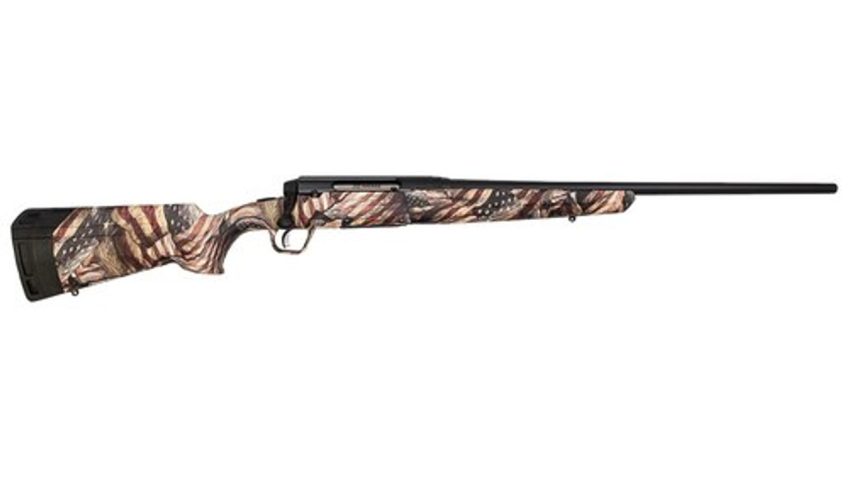 Savage AXIS II 308 Win 22" Barrel, American Flag Synthetic Stock, 4rd