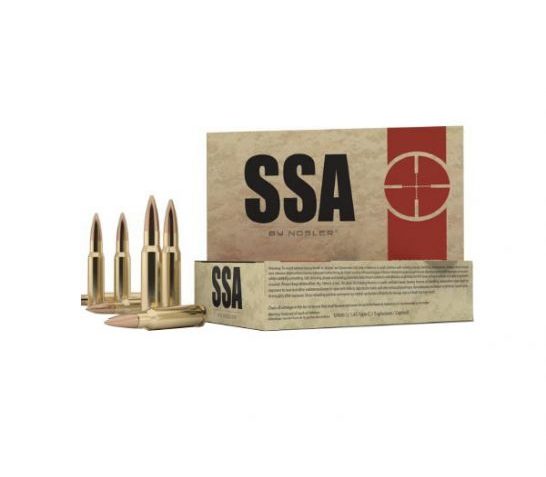 SSA 6.8mm SPC 110gr Nosleru00ae AccuBondu00ae Ammunition, 20 Round Box u2013 75030