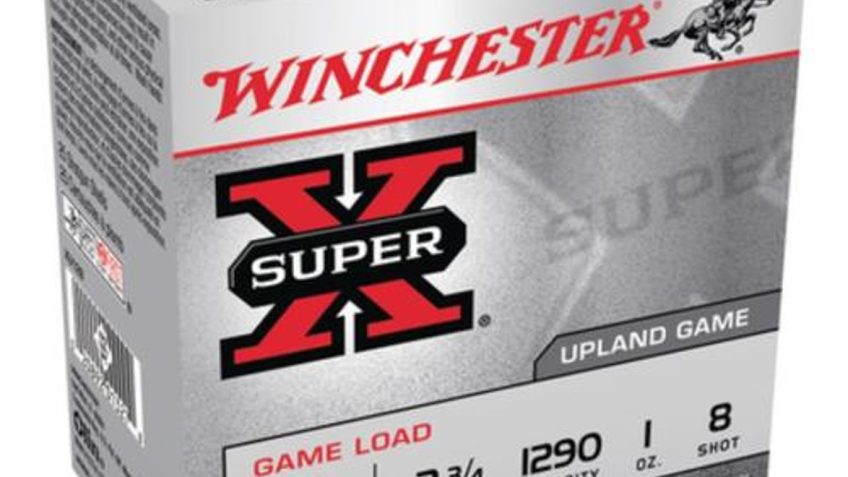 Winchester Super X Game Shotshells 12 Ga, 2.75", 1 oz, 8 Shot, 25rd/Box