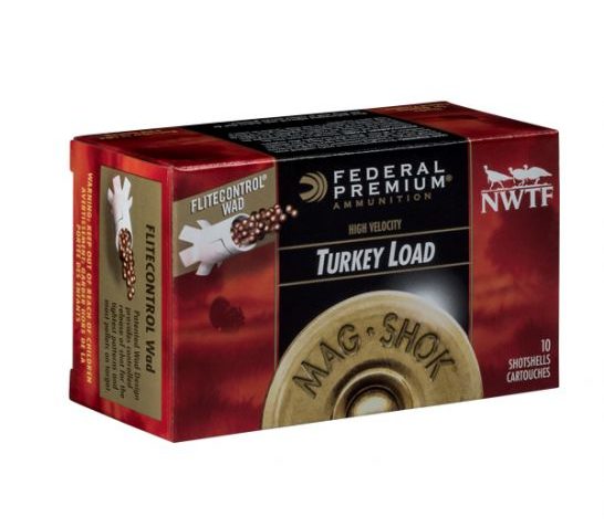 Federal 12ga 2.75" Max 1.5oz #5 Mag-Shok HV w/FliteControl Turkey Shotshells 10rds – PFC156F 5