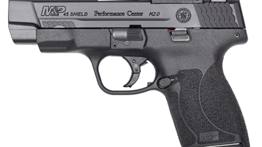 Smith & Wesson Shield M2.0 Performance Center 45 ACP, 4" 6rd/7rd, Black