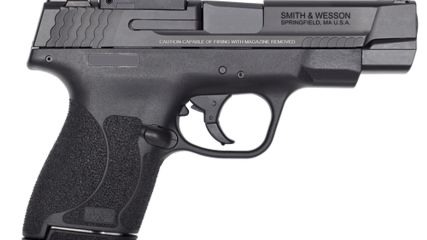 Smith & Wesson M&P Shield M2.0 Performance Center, 4" Barrel, Red Dot, Black, Stainless Slide, 6rd 7rd