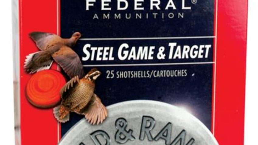 Federal Field and Range Steel .410 Ga, 3", 1400 FPS, .375oz, 6 Shot, 25rd/Box