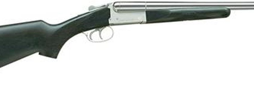 Stoeger Coach Gun SxS, Black Walnut, Polished Nickel 12 Ga, 20" Barrel