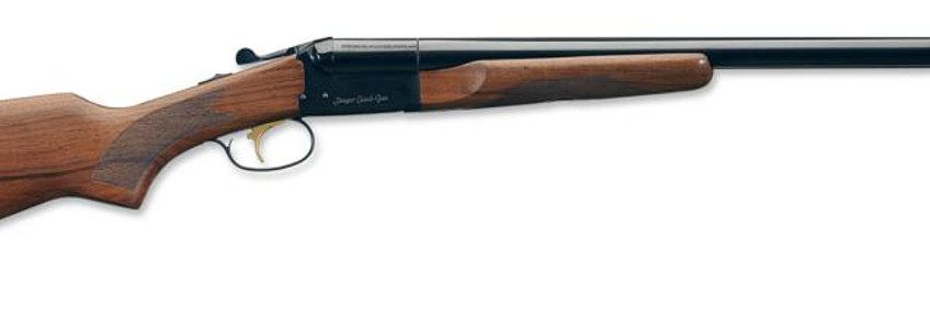 Stoeger Coach Gun SxS ,A-Grade Satin Walnut, Blue 12 Ga, 20