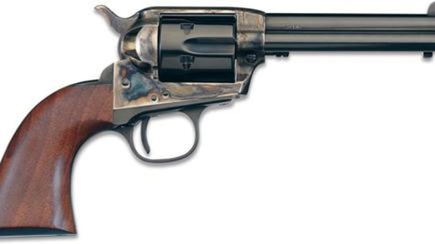 Uberti 1873 Cattleman NM Stallion Conversion, 22LR/.22 Mag, 5.5", Brass