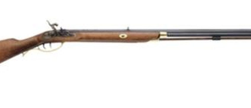 Traditions Black Powder Crockett Percussion Muzzleloader .32 Caliber 32" Blued Barrel Hardwood Half-Stock