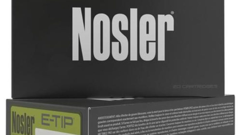 Nosler E-Tip Ammunition .270 Winchester 130gr, E-Tip