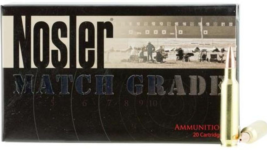 Nosler Match Grade 22 Nosler 77gr, Custom Competition 20rd Box