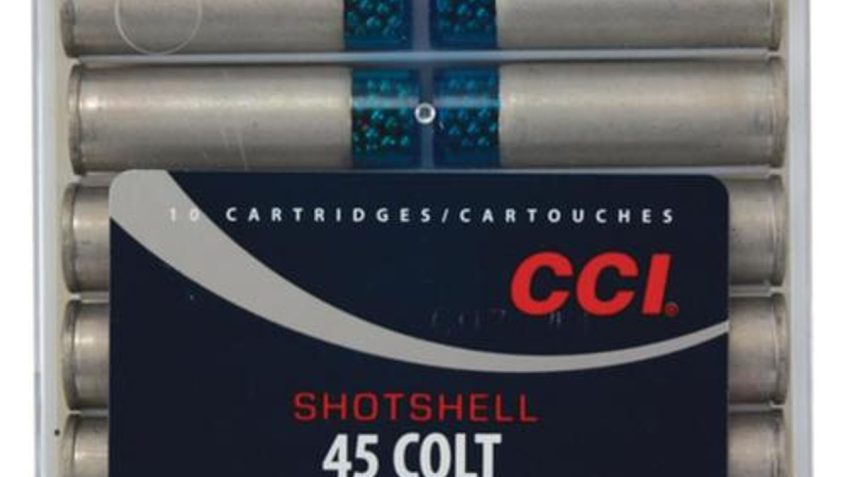 Cci Centerfire Handgun Shotshells .45 Colt Shot Size 9 10rd/Box 150gr