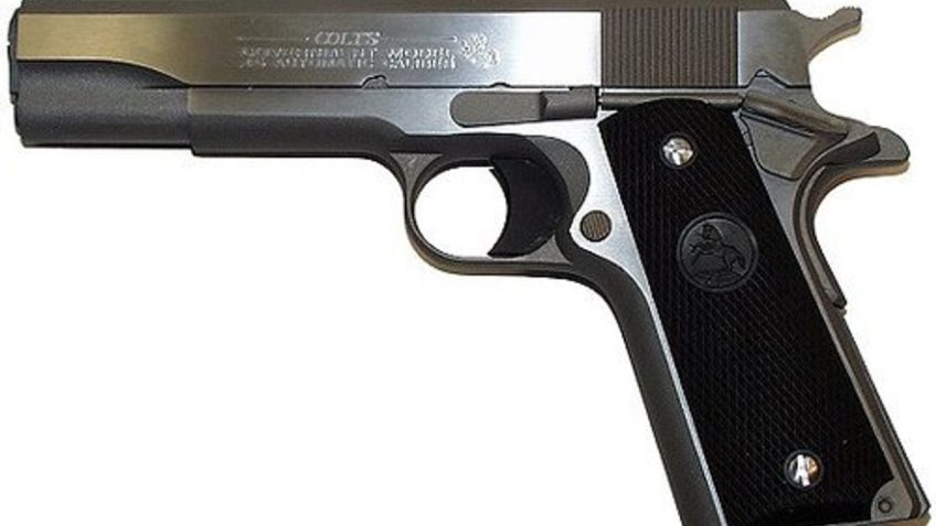 Colt Government .38 Super, 9+1, 5", Stainless Steel