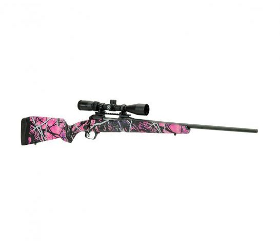 Savage Arms 110 Apex Hunter XP Muddy Girl 243 Win 4 Round Bolt Action Centerfire Rifle, Sporter – 57336