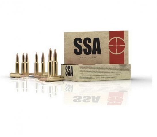 Nosler SSA 30-06 155 grain Custom Competition Rifle Ammo, 20/Box – 75050