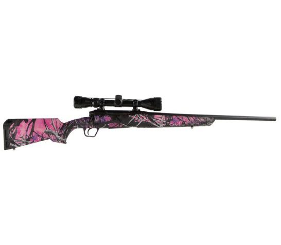 Savage Arms Axis XP Camo Muddy Girl – Compact 243 Win 4 Round Bolt Action Centerfire Rifle, Sporter – 57272