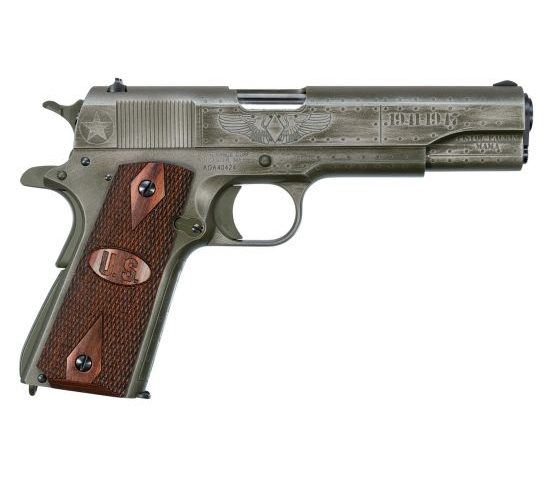 Auto Ordnance Fly Girls Custom 1911 .45 ACP Pistol, Blk/OD Green Cerakote – 1911BKOWC2