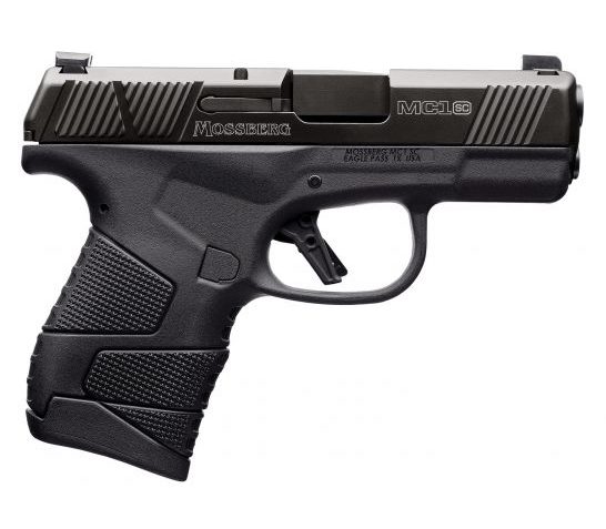 Mossberg MC1sc TruGlo Tritium Pro Sights Subcompact 9mm 6 Flush-Fit/7 Extended Pistol, Matte Black – 89003