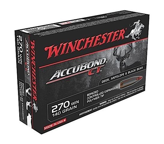 Winchester 270 140gr Accubond CT Rifle Ammunition 20rds – S270CT