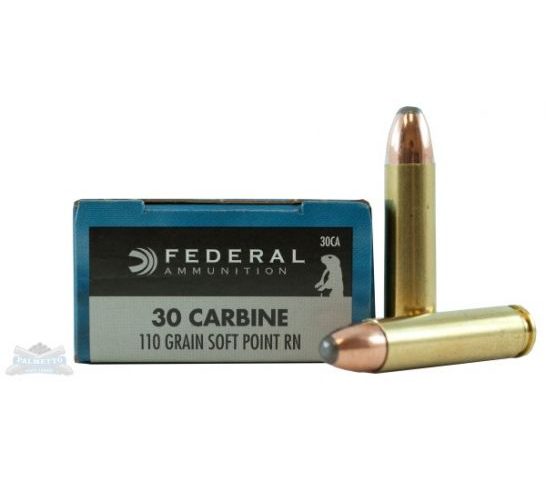 Federal 30 Carbine 110 SP RN Power-Shok Ammunition 20rds – 30CA