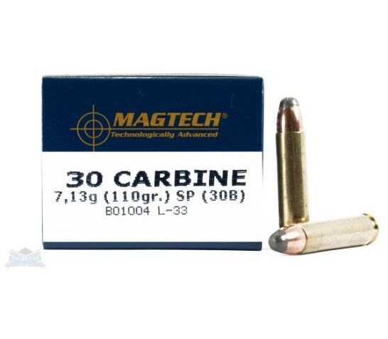 Magtech 30 Carbine 110gr SP Ammunition 50rds – 30B