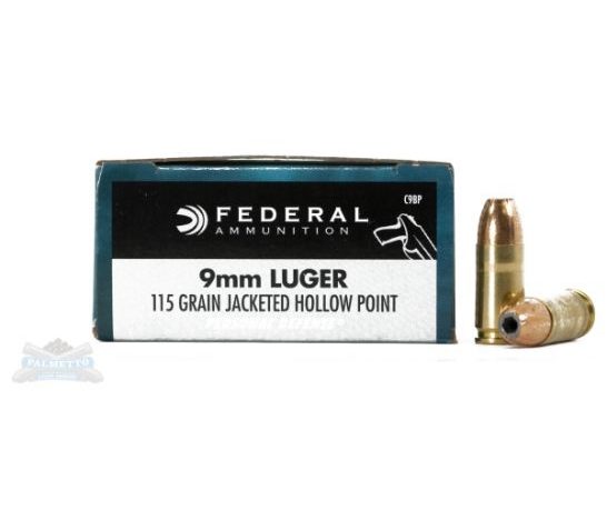 Federal 9mm 115gr JHP Personal Defense Ammunition 20rds – C9BP