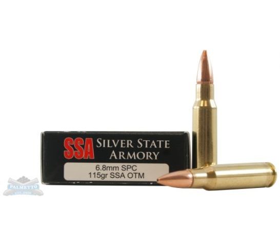 SSA 6.8 SPC 115gr OTM Custom Competition Ammunition 20rds – 75035