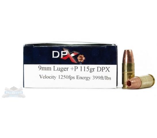 Cor-Bon 9mm 115gr +P DPX Ammunition 20rds – DPX09115/20