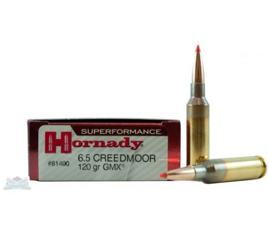 Hornady 6.5 Creedmoor 120gr GMX Superformance  20rds – – -81490