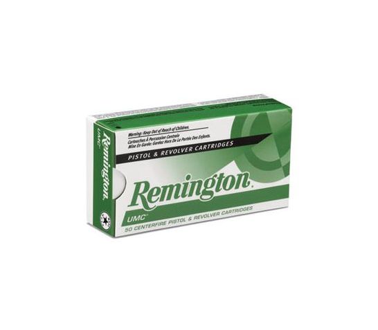 Remington UMC .380 Auto/ACP 95 gr FMC Pistol Ammunition, 50 Round Box – L380AP