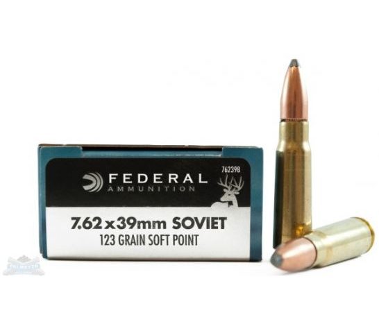 Federal 7.62x39mm 123gr SP RN Power-Shok Ammunition – 76239B