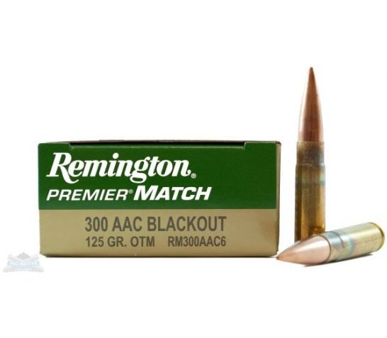 Remington 300 AAC Blackout 125gr OTM Premier Match Ammunition 20rds – 21503