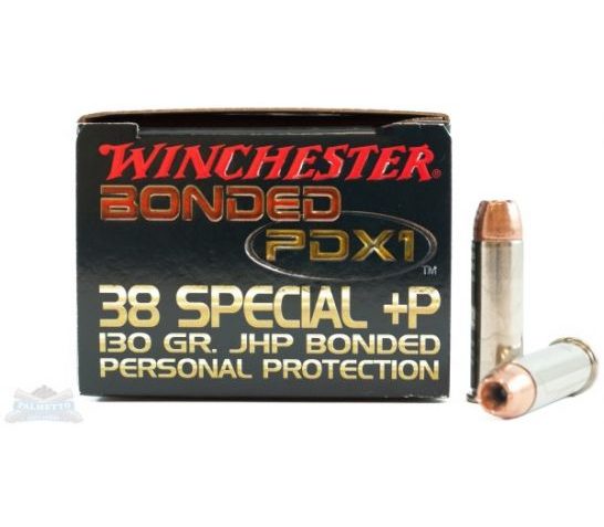 Winchester 38 Special+P 130gr PDX1 Defender Ammunition 20rds – S38PDB