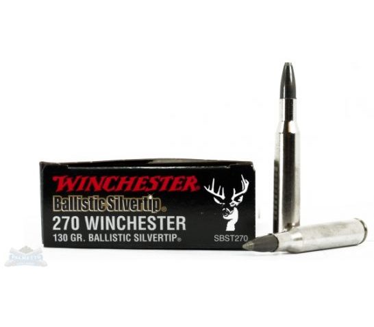 Winchester 270 130gr Ballistic Silvertip Rifle Ammunition 20rds – SBST270