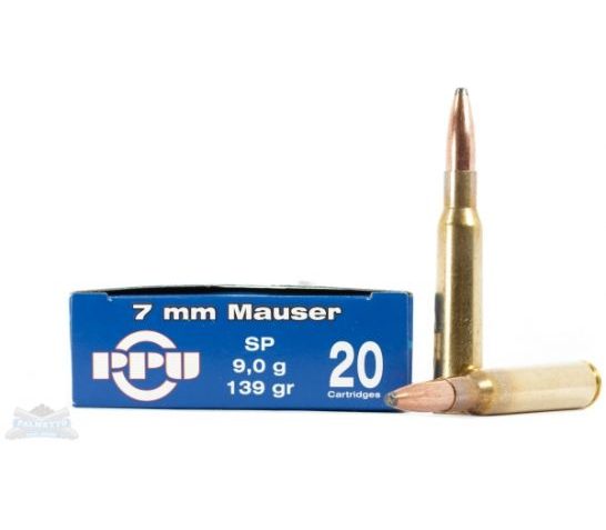 PRVI Partizan 7mm Mauser 139gr SP Ammunition 20rd – PP7.0