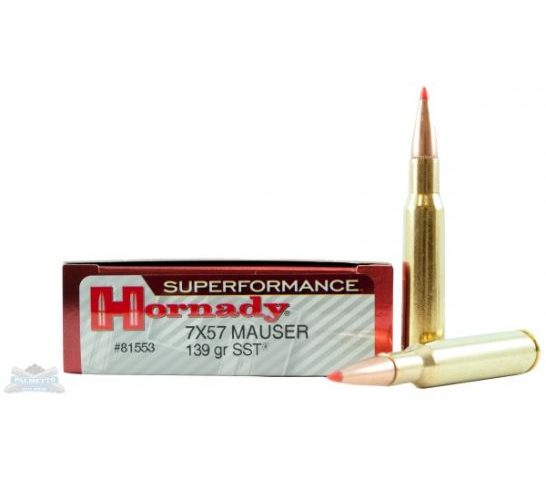 Hornady 7X57 Mauser 139gr SST Superformance Ammunition 20rds- – -81553