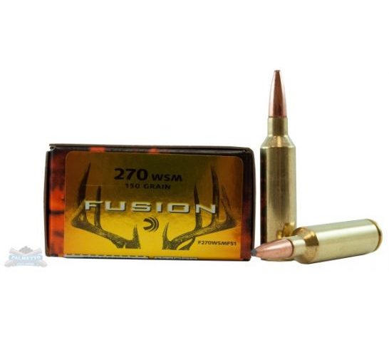 Federal 270 WSM 150gr Fusion Ammunition 20rds – F270WSMFS1