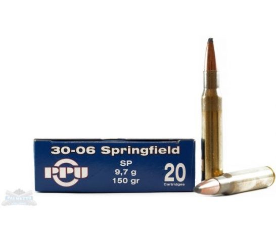 PRVI Partizan 30-06 150gr Soft Point Ammunition 20rds – PP3.41