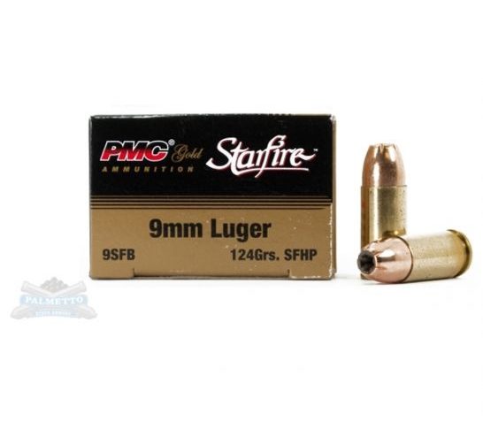 PMC Starfire 9mm 124gr JHP Ammunition, 20 Round Box – 9SFB