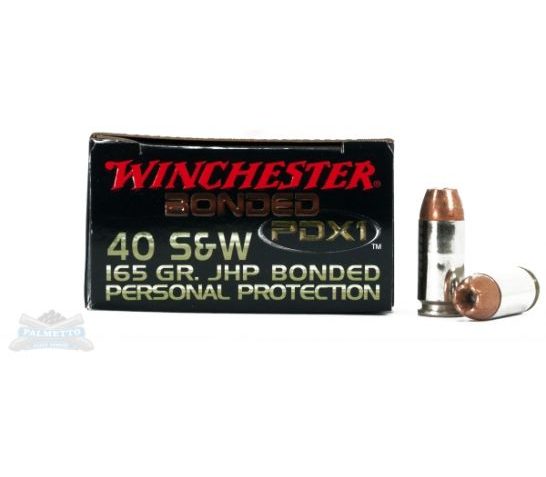 Winchester 40 S&W 165gr PDX1 Pistol Ammunition 20rds – S40SWPDB