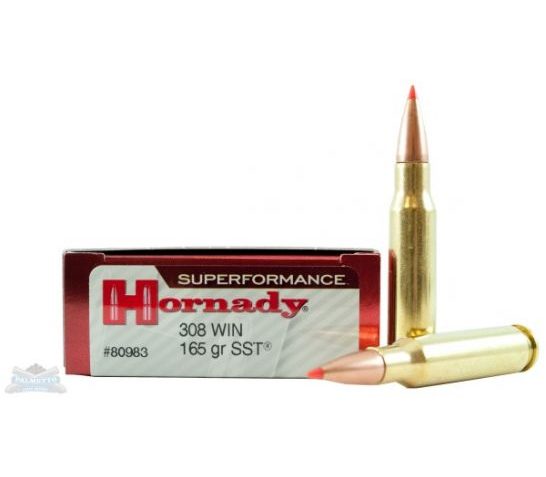 Hornady 308 Win 165gr SST Superformance Ammunition 20rds- – -80983