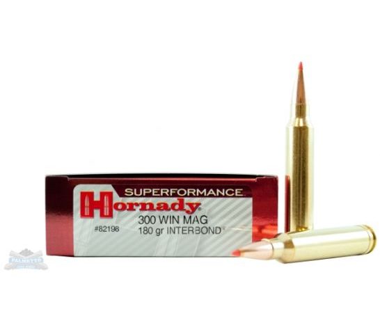 Hornady 300 Win Mag 180gr InterBond Superformance Ammunition 20rds- – -82198