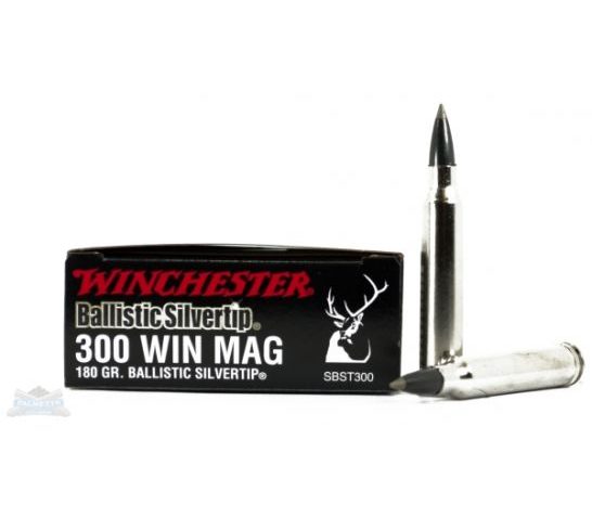 Winchester 300 Win Magnum 180gr Ballistic Sivertip Rifle Ammunition 20rds – SBST300