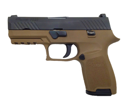 Sig Sauer Pistol P320 Compact 9mm FDE Frame Contrast Sights 320C-9-T-FDE