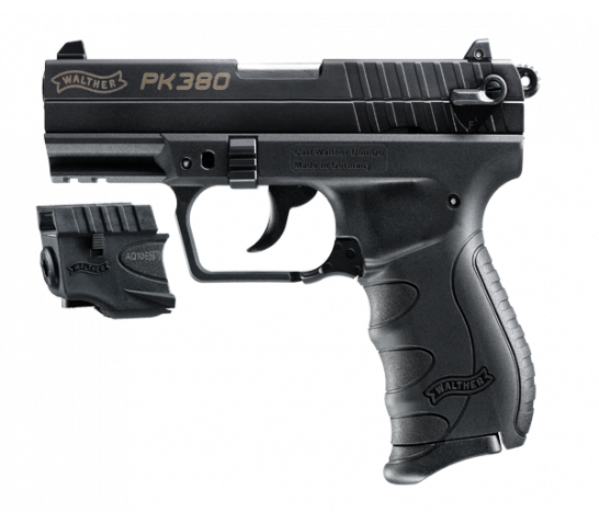 Walther PK380 .380 ACP, Laser 3.7" Barrel 8 Round, 1 Mag