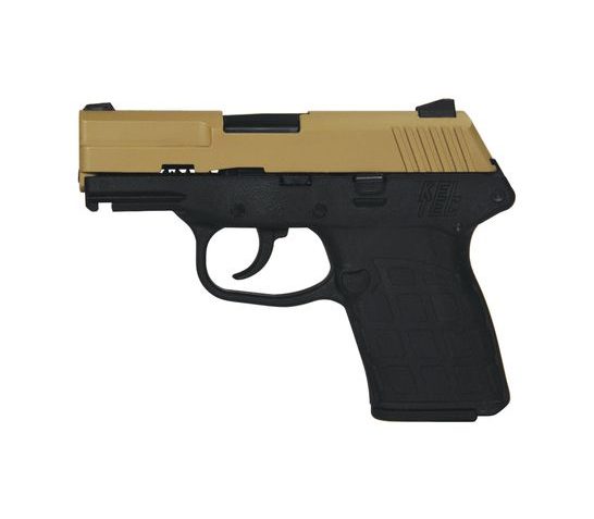 Kel-Tec Pistol PF9 Tan Cerakote, Black Grip Pistol PF9TANBLK