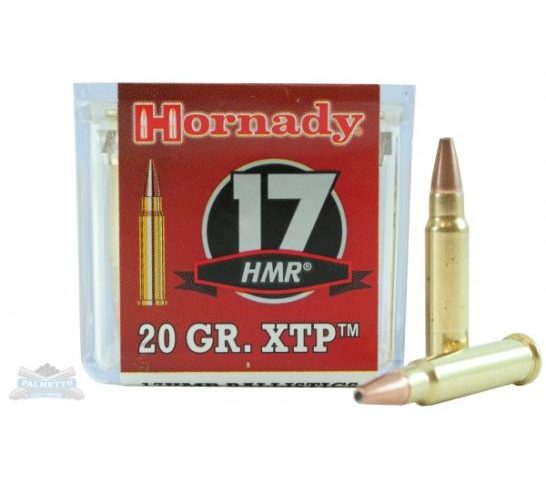 Hornady 17 HMR 20gr XTP Rimfire Varmint Express Ammunition 50rds – 83172