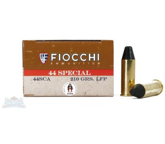 Fiocchi  Cowboy Action .44 Special 210gr LFP 50 Rounds Ammunition – 44SCA