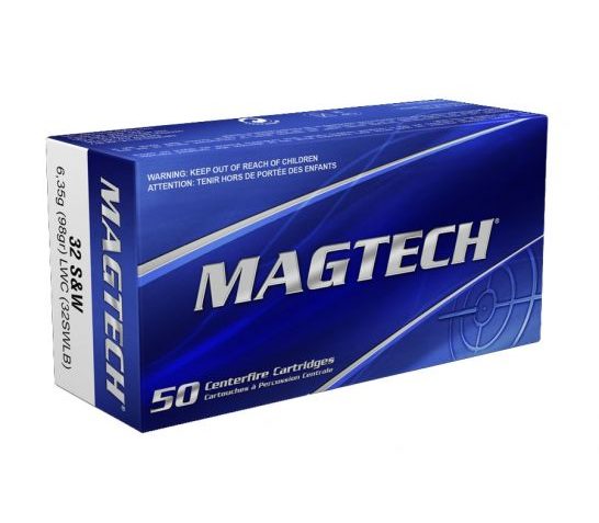 Magtech 32 S&W Long 98gr LWC  Ammunition 50rds – 32SWLB