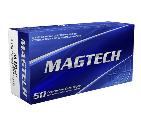 Magtech 38 Special 125gr SJHP Ammunition 50rds – 38F